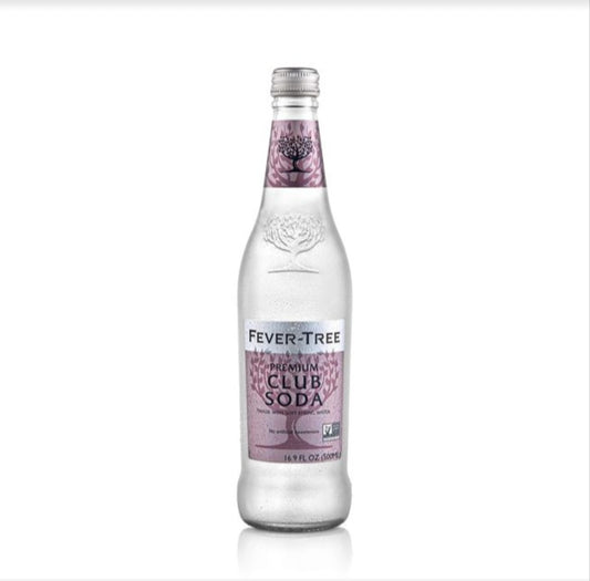 Fever Tree Premium Spring Club Soda Glass Bottle - Bespoke Bar L.A.